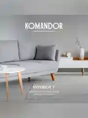 Краска для стен и потолков Komandor Interior 7, матовая, база А, белая, 2,7 л