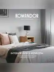 Краска для детских и спален Komandor Interior Kids&Bedroom, матовая, база А, белая, 9 л