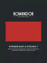 Краска интерьерная влагостойкая Komandor Interior Bath&Kitchen 7, матовая,  9 л