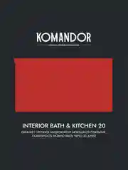 Краска интерьерная влагостойкая Komandor Interior Bath&Kitchen 20,  2,7 л