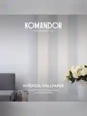 Краска для обоев Komandor Interior Wallpaper, матовая, база C, бесцветная, 0,9 л
