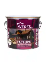 Декоративная пропитка для дерева Veres Gold Lazura №9, глянцевая, 2,7 л, палисандр