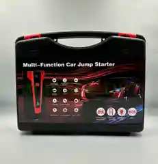 Пусковое зарядное устройство для автомобиля, бустер, пускач 600А, 10 000 mAh, LED фонарем