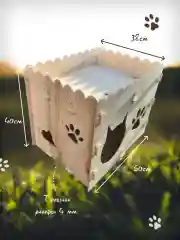 Двухэтажный домик для кошек и других маленьких животных