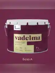 Краска для стен и потолков, Talatu Vadelma, шелковисто-матовая, база А, белая, 9 л