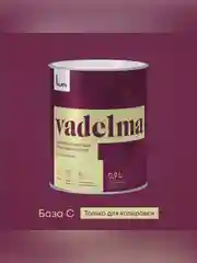 Краска для стен и потолков, Talatu Vadelma, шелковисто-матовая, база С, бесцветная, 0,9 л