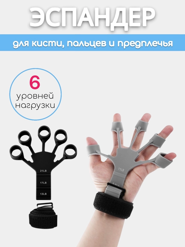 Эспандер кистевой, для пальцев и предплечья