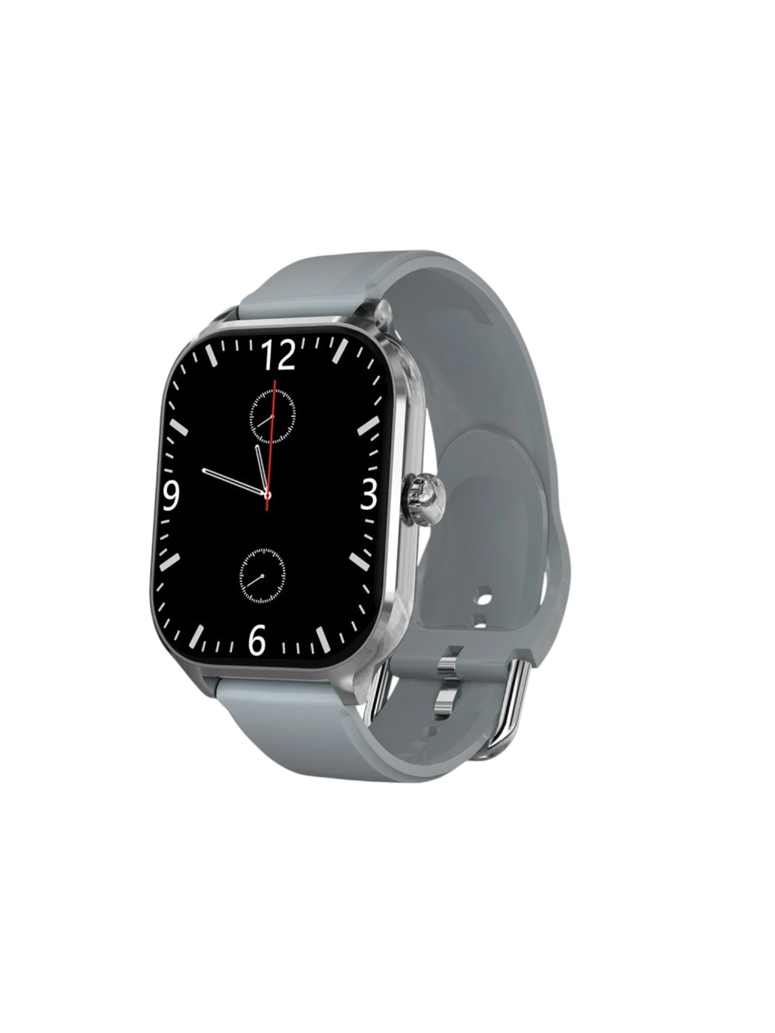 Серый умные часы, Smart Watch 9 серии, с поддержкой звонков и смс, с дополнительным ремешком