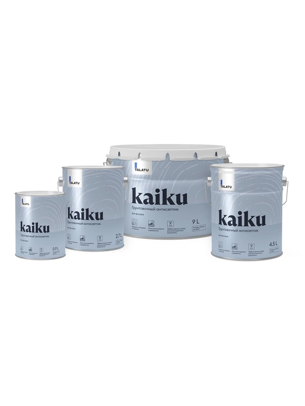 Грунт-антисептик для дерева Talatu Kaiku, 0,9 л