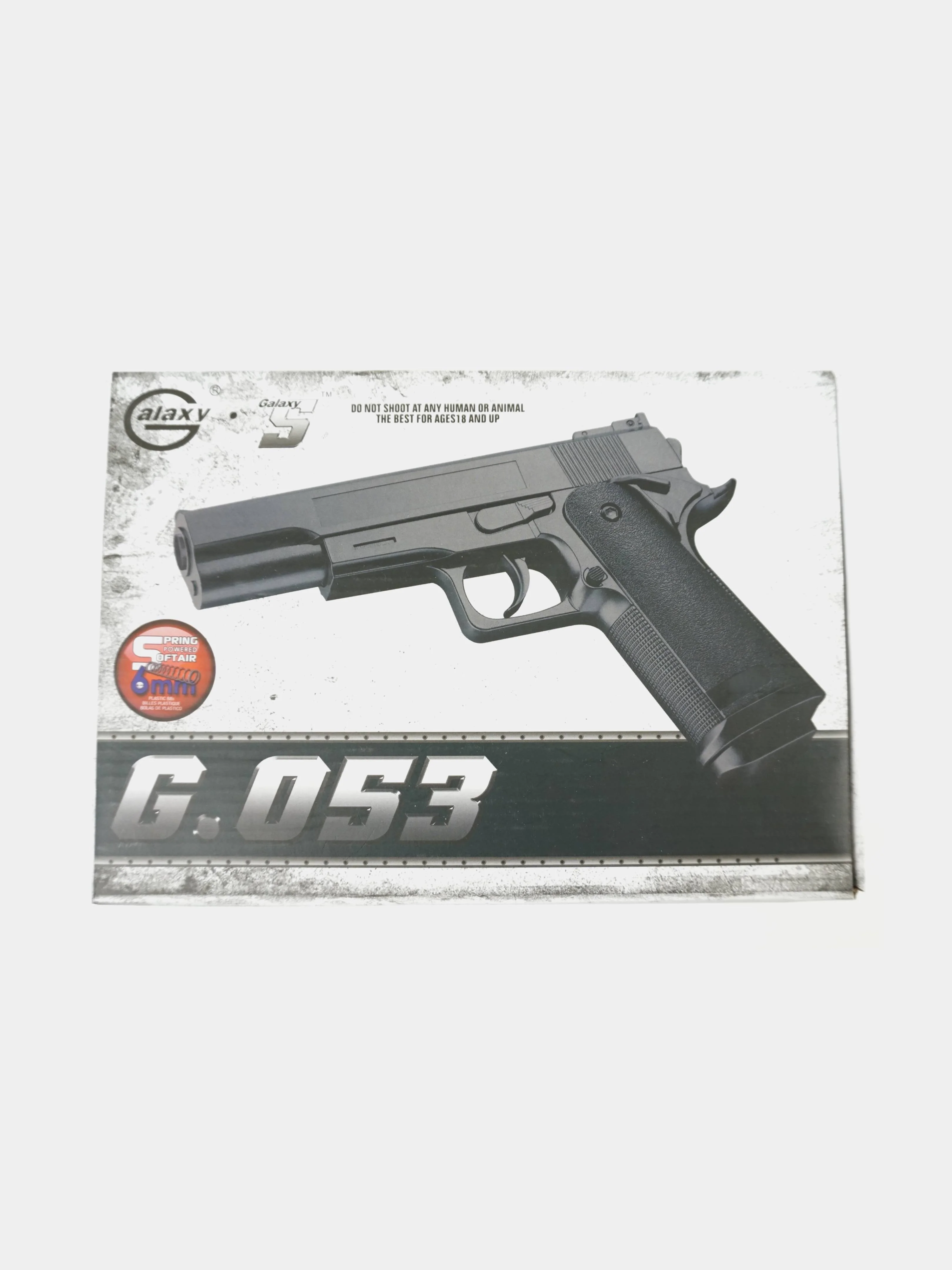 Пистолет страйкбольный Кольт 1911 Galaxy "G.053", пружинный, 6 мм