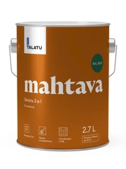 Грунт-эмаль по ржавчине 3 в 1 Talatu Mahtava, глянцевая, 2,7 л, RAL 6005, зеленая