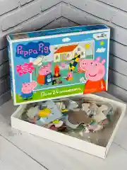 Пазл для малышей Свинка Пеппа 24 игрушка герои из мультика Peppa Pig игра мозаика детская