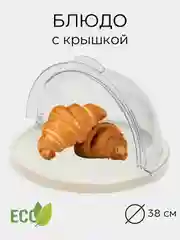 Тортовница с крышкой, контейнер-блюдо для выпечки