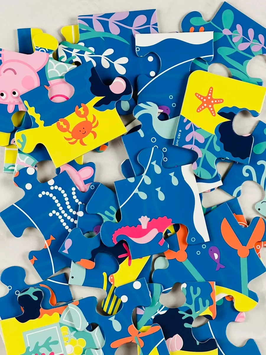 Пазл детский Набор для развития мелкой моторики малыша Свинка Пеппа 24 Peppa Pig мозаика