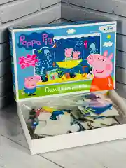 Пазл детский Набор для развития мелкой моторики малыша Свинка Пеппа 24 Peppa Pig мозаика