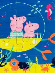 Пазл детский Набор для развития мелкой моторики малыша Свинка Пеппа 24 Peppa Pig мозаика