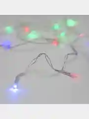Гирлянда светодиодная "Нить" 1,2 м, LED-12, нить прозрачная, свечение мульти