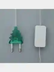 Гирлянда светодиодная "Нить" 1,2 м, LED-12, нить прозрачная, свечение мульти