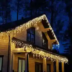 Белый гирлянда уличная бахрома 20 м, 12 м, 6 м новогодняя