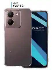 Прозрачный чехол для Vivo Y27s 5G силиконовый ROSCO матовый/прозрачный тонкий с защитой вокруг камер