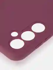 Марсала чехол ROSCO для Samsung Galaxy A24 матовый, силиконовый, тонкий, бортик вокруг камер