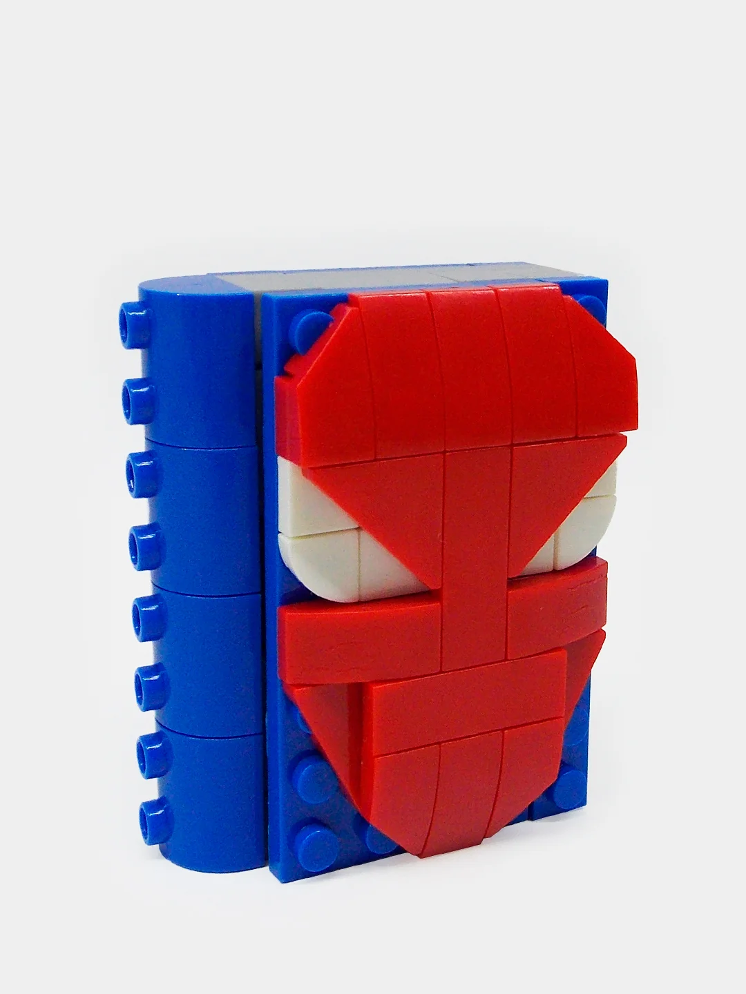 Красный конструктор книга героев с фигуркой героя, совместим с лего(lego)