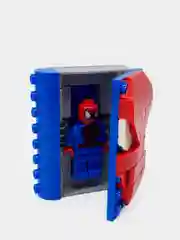 Красный конструктор книга героев с фигуркой героя, совместим с лего(lego)