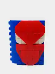 Красный конструктор книга героев с фигуркой героя, совместим с лего(lego)