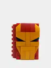 Синий конструктор книга героев с фигуркой героя, совместим с лего(lego)