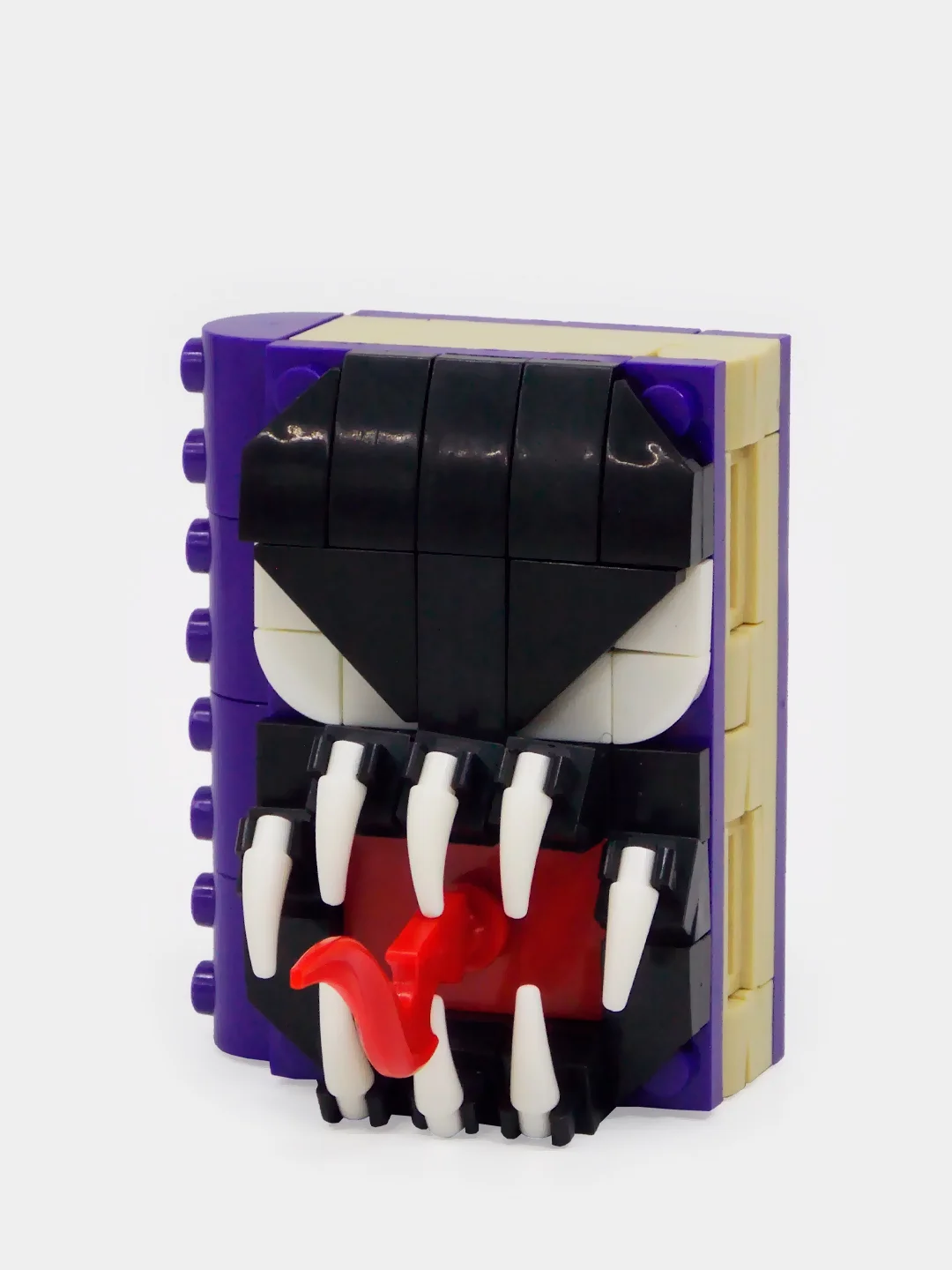 Фиолетовый конструктор книга героев с фигуркой героя, совместим с лего(lego)