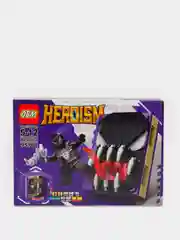 Фиолетовый конструктор книга героев с фигуркой героя, совместим с лего(lego)