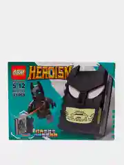 Зеленый конструктор книга героев с фигуркой героя, совместим с лего(lego)