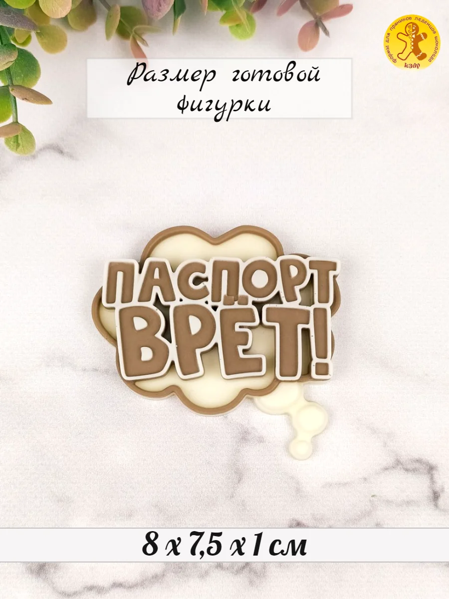 Силиконовая форма "Паспорт врёт" молд