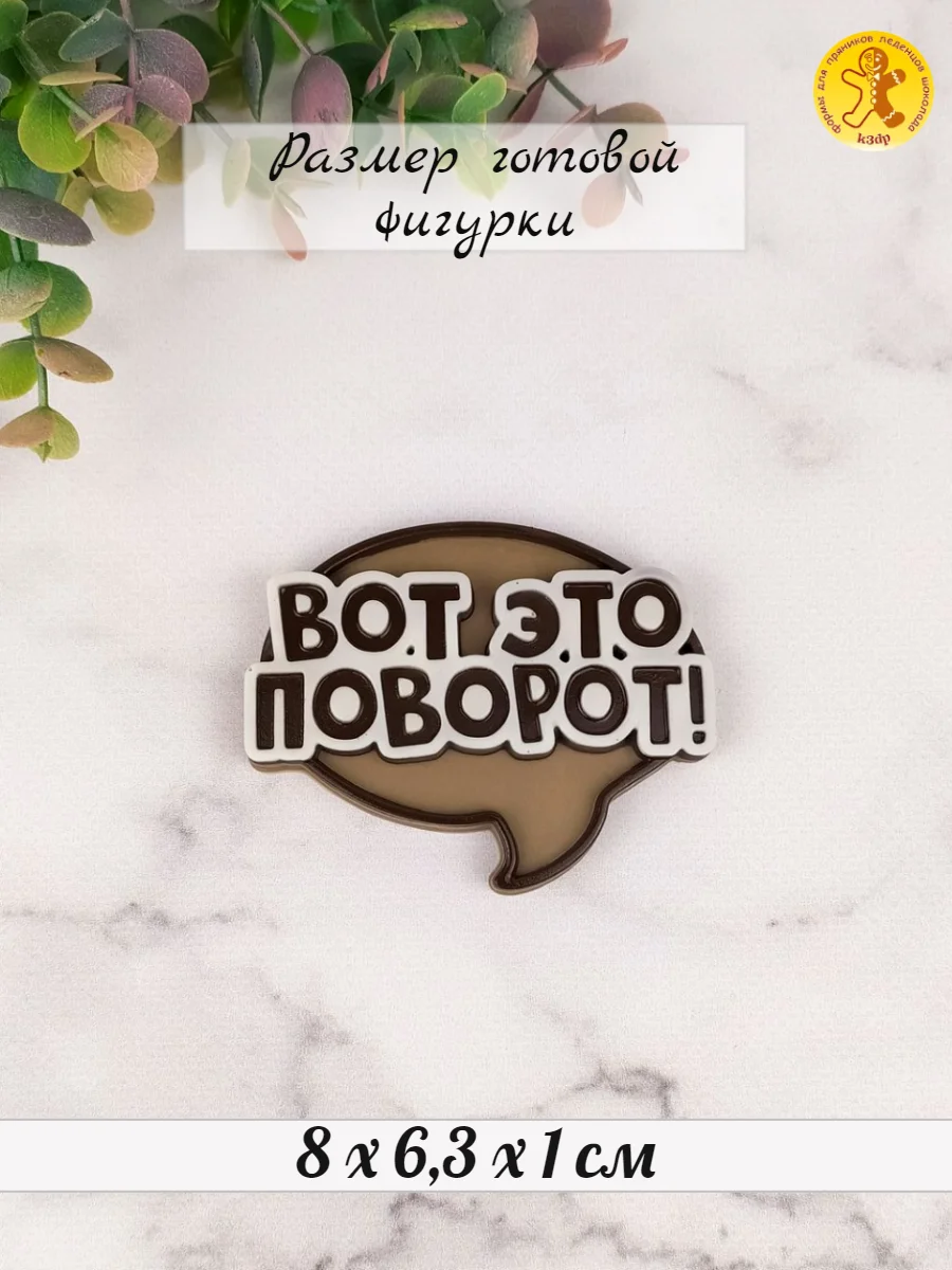Силиконовая форма Вот это поворот! молд