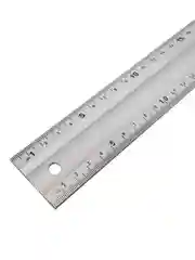 Серый линейка алюминиевая измерительная 30 см ALUKOMTOOLS