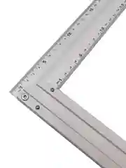 Серый угольник строительный алюминиевый 45 см ALUKOMTOOLS