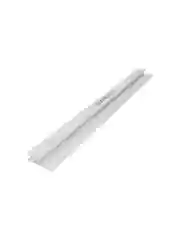 Серый правило строительное, 1 м, h - образное ALUKOMTOOLS h - PLASTER
