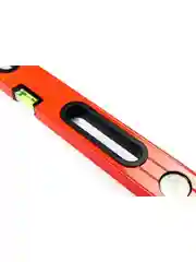 Красный уровень окрашенный с ручками 120 см ALUKOMTOOLS