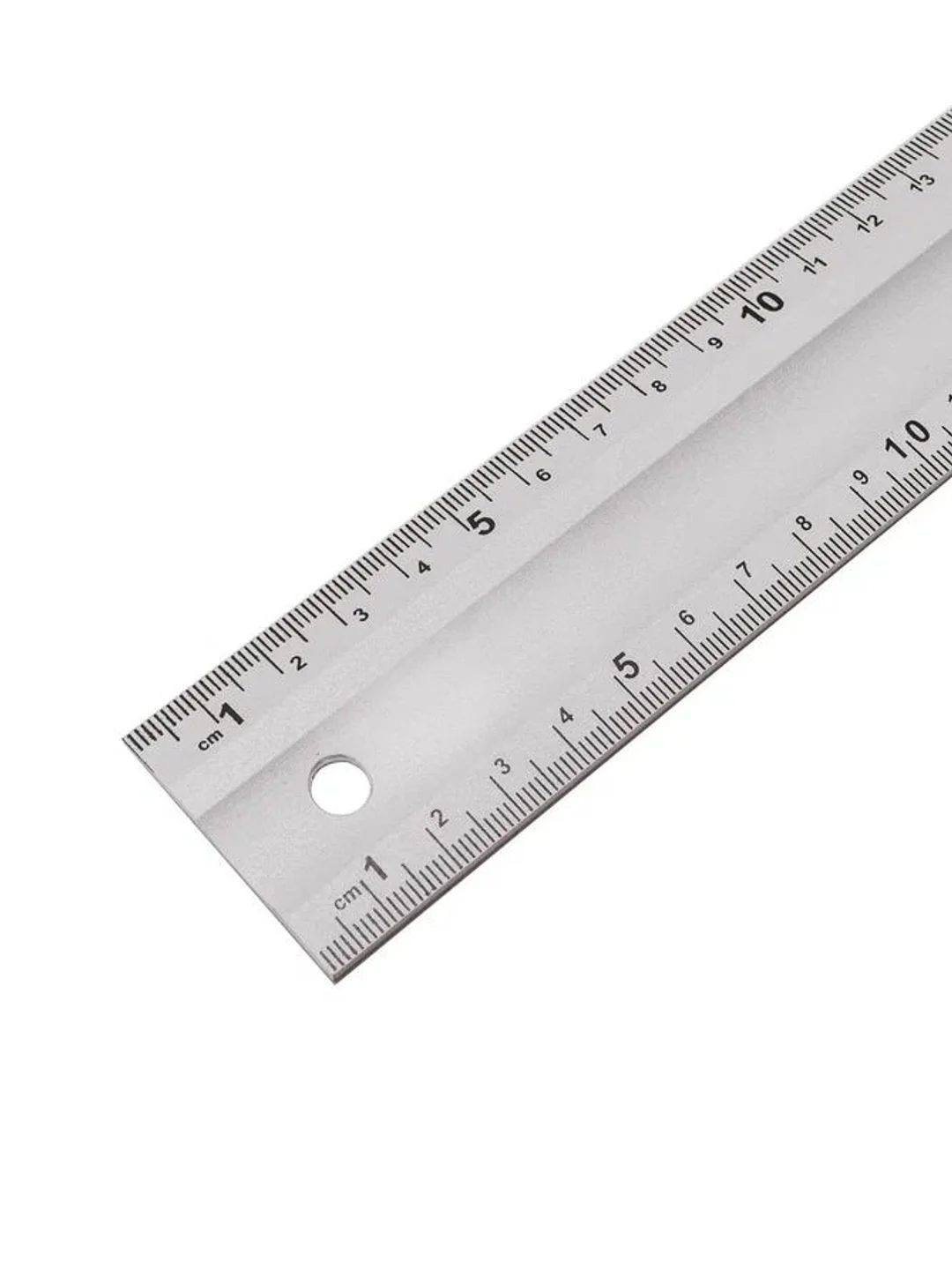 Серый линейка алюминиевая измерительная 50 см ALUKOMTOOLS