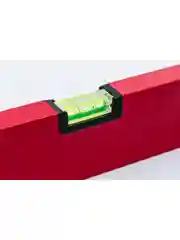 Красный уровень алюминиевый окрашенный 120 см ALUKOMTOOLS PREMIUM