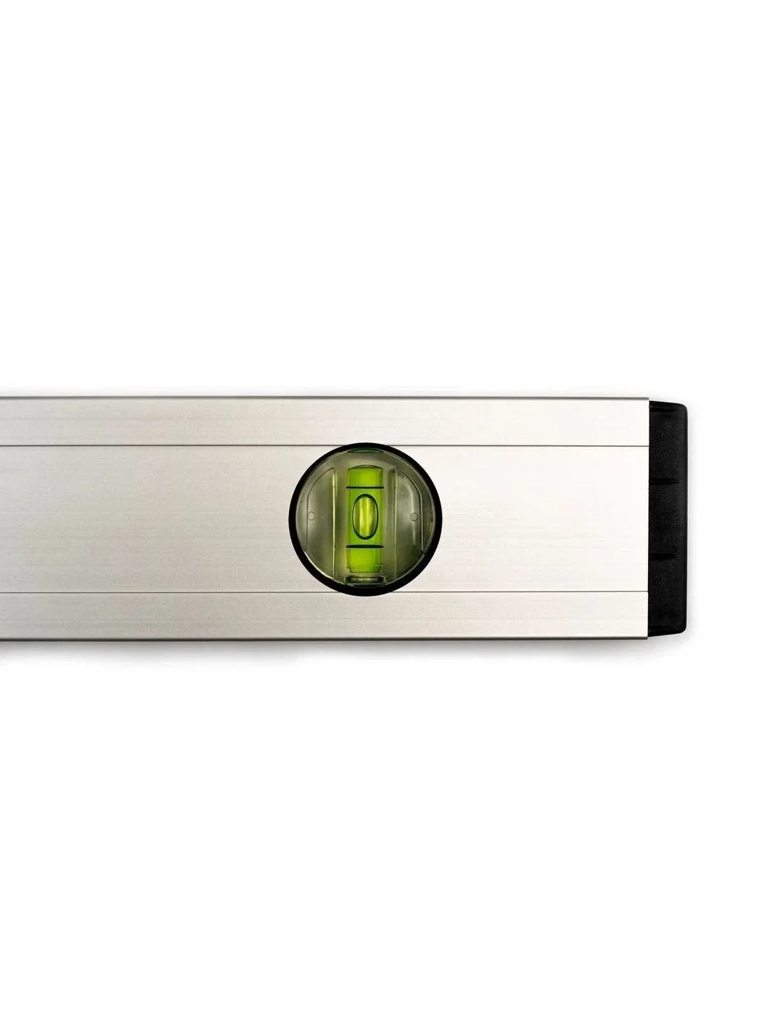 Серый уровень алюминиевый анодированный 100 см ALUKOMTOOLS PREMIUM PLUS