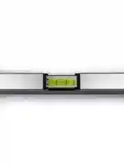 Серый уровень алюминиевый анодированный 100 см ALUKOMTOOLS PREMIUM PLUS