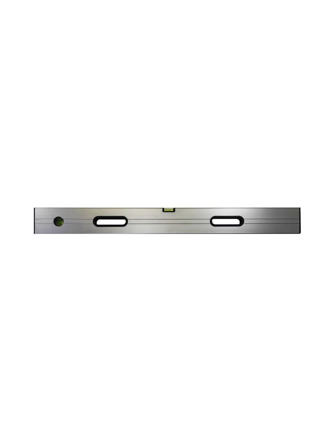 Серый правило строительное, 1 м, с ручками ALUKOMTOOLS IDEAL