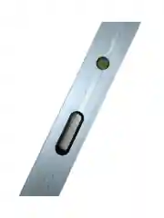 Серый правило строительное, 1 м, с ручками ALUKOMTOOLS IDEAL
