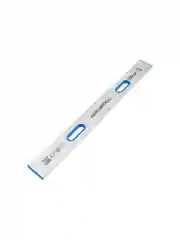 Серый правило строительное, 1 м, с ручками ALUKOMTOOLS