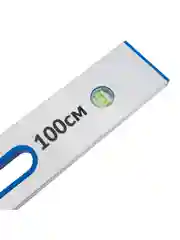 Серый правило строительное, 1 м, с ручками ALUKOMTOOLS
