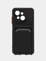 Чехол для Tecno Spark Go1/ Go 2025 (Техно Го1 / Го 2025),  с карманом для карт