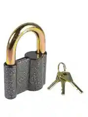 Замок навесной Tech-Top TB-3, 90 x 61 x 24 мм, 3 ключа