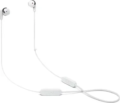 Белый наушники JBL T215BT