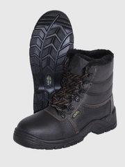 Ботинки рабочие высокий берц FOOTWEAR-УНИВЕР-ЗИМА, мет.подносок, иск. мех, ПУ